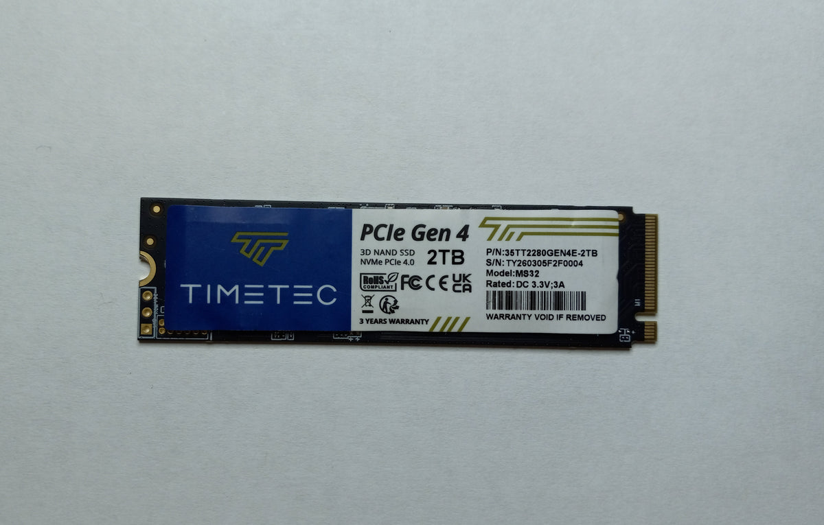 Drives & Storage>SSD Drives - Timetec - 35TT2280GEN4E-2TB - Open Box