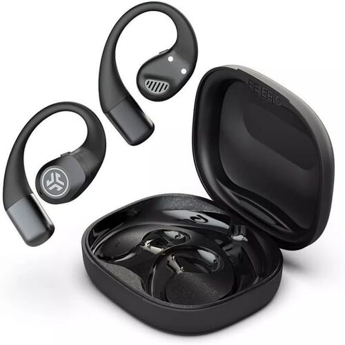 Multimedia>Headphones>Wireless - JLab - EBEPOPSPRTRBLK82 - Open Box