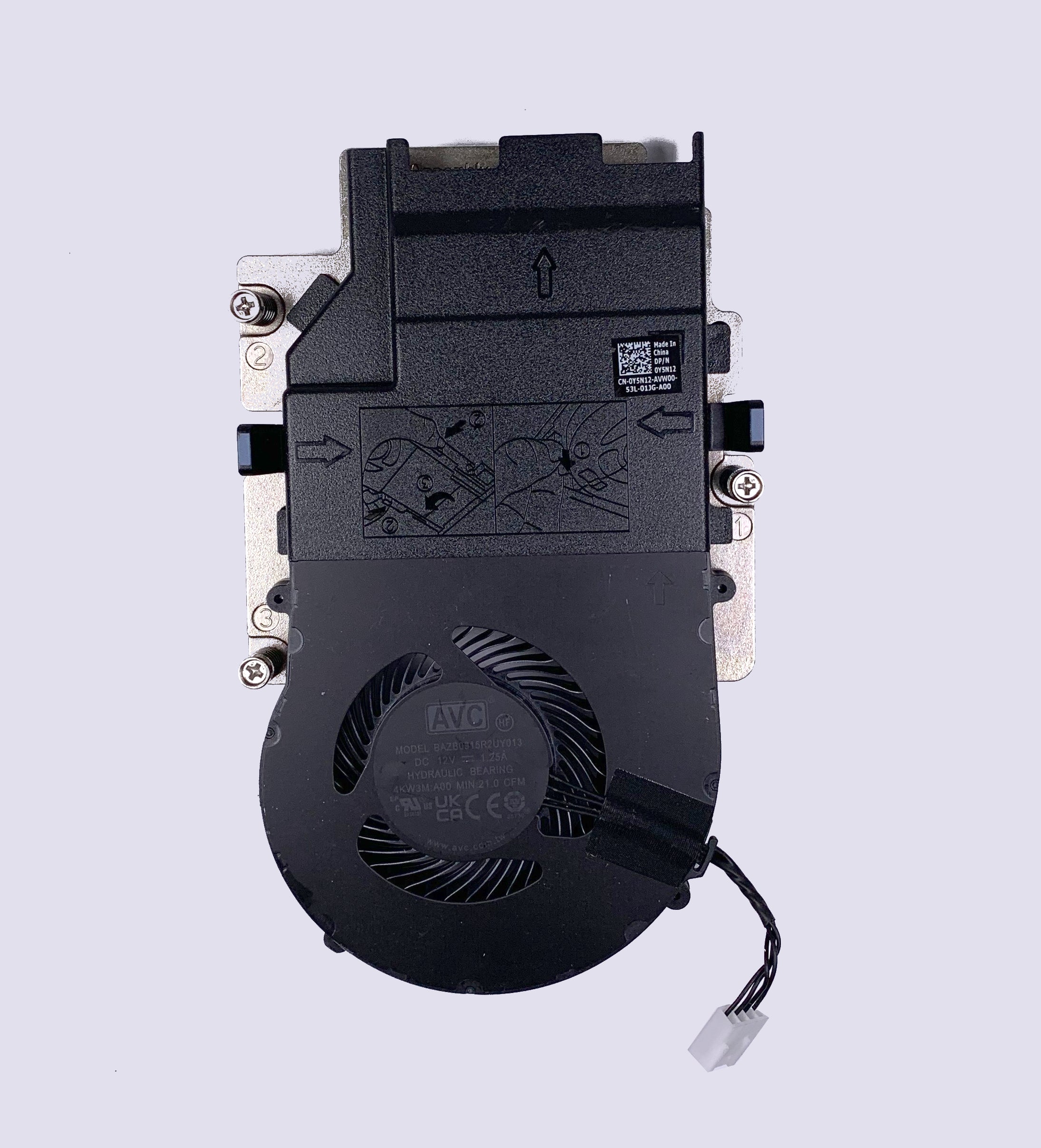Components>Fans and Heatsinks>Desktops - Dell - Y5N12 - Open Box