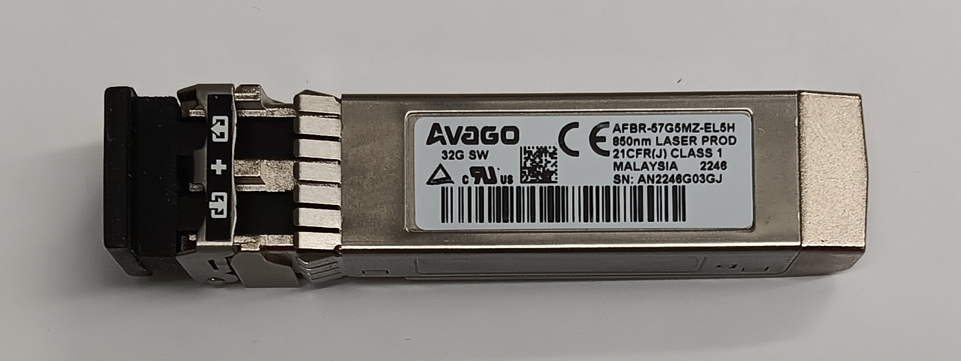 Networking>Transceivers / Converters / Modules - Avago - AFBR-57G5MZ-EL5H - Open Box