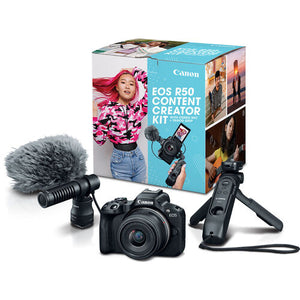 Canon 5811C059 EOS R50 Content Creator Kit