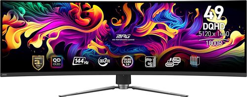Monitors>Flat Panel Monitors (LCD)>45-49 Inch Monitors - Micro-Star/MSI - MPG-491CQP-QD-OLED - Refurbished