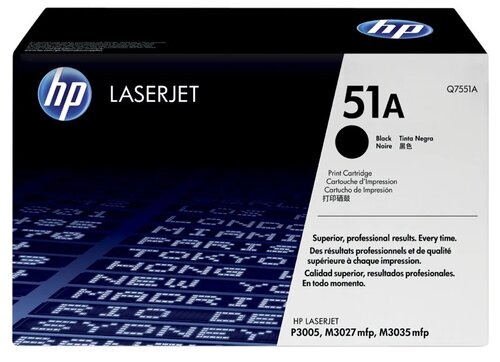 Printers>Supplies>Toner and Drums - Hewlett-Packard - Q7551A - Open Box