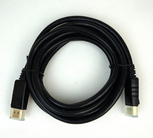 10ft Displayport To Displayport M/m Cable - Black
