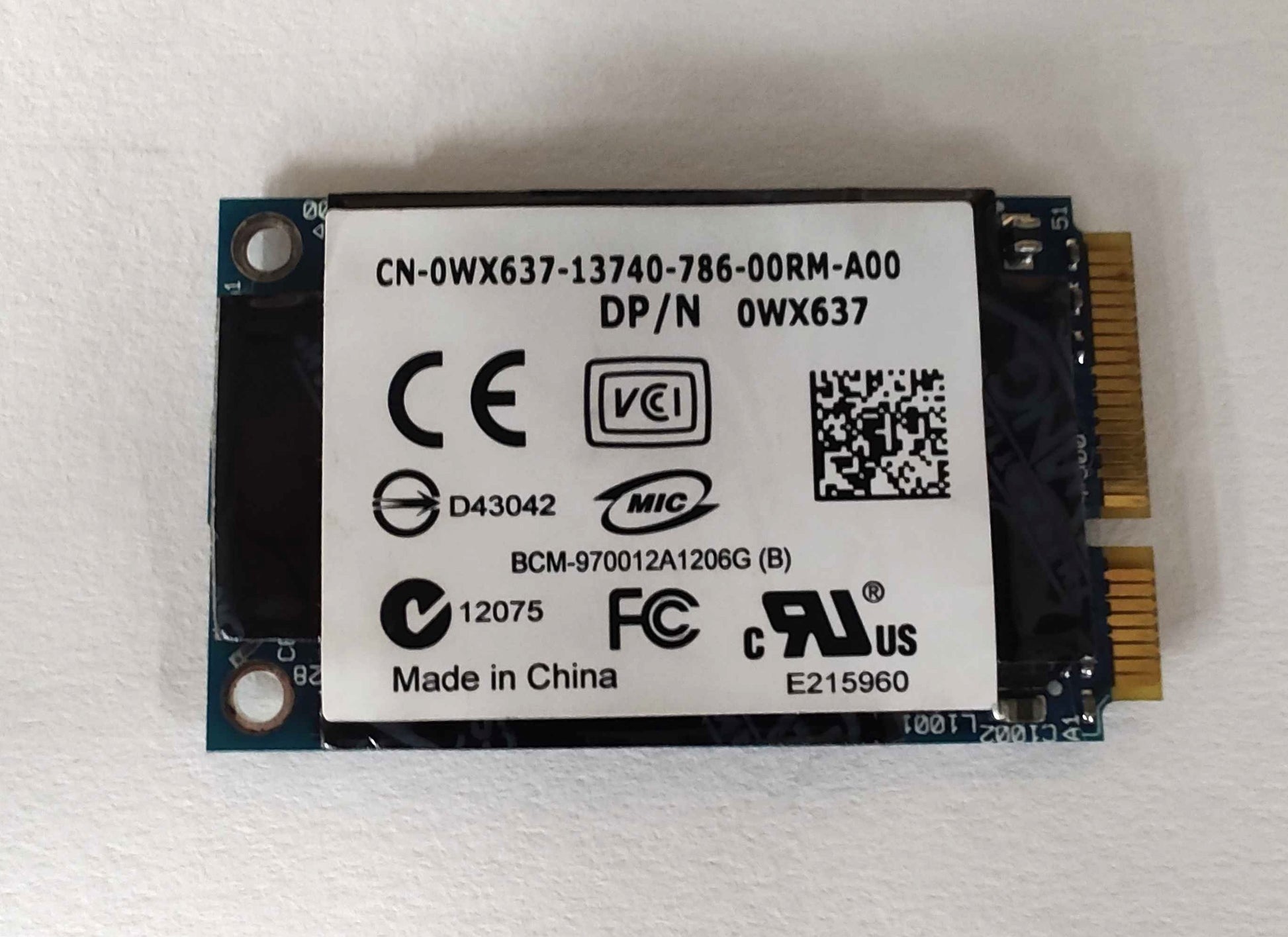 Networking>Ethernet / Network / Wireless Cards - Dell - WX637 - Open Box