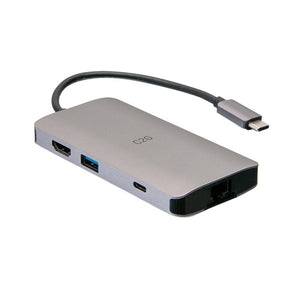 C2G 757120544586 USB C 8-In-1 Mini Docking Station