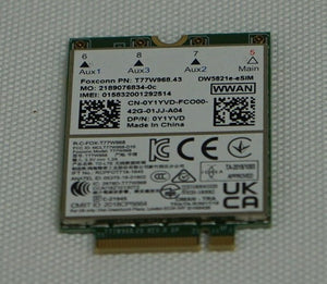 Dell Y1YVD (Foxconn T77W968.43) 4G LTE Wireless Card