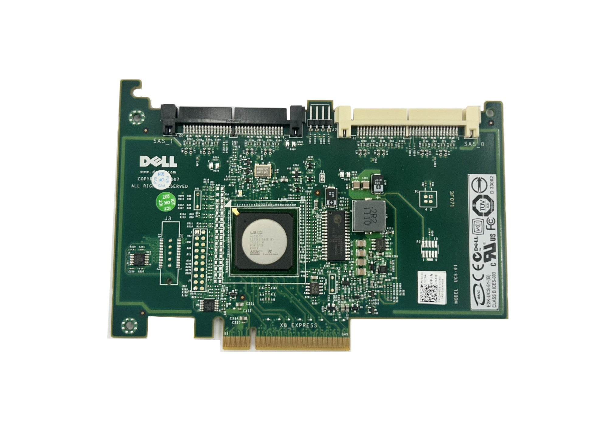 Drives & Storage>SAS Storage Controllers - Dell - YK838 - Open Box