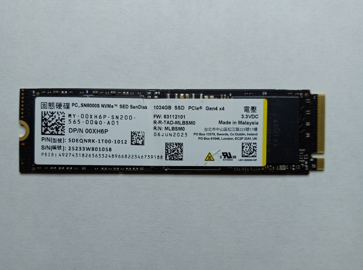 Drives & Storage>SSD Drives - Dell - 0XH6P - Open Box