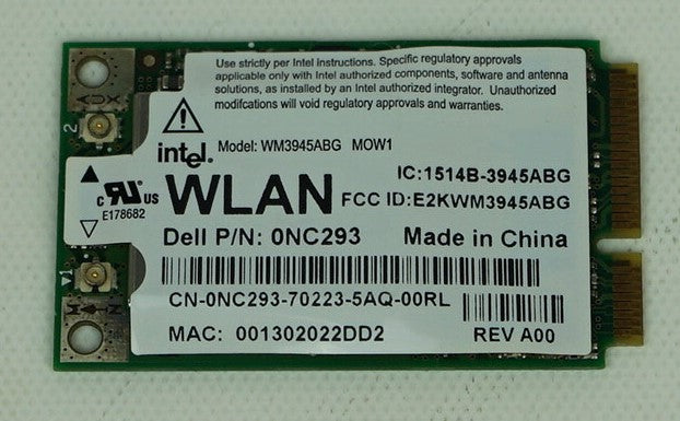 Networking>Ethernet / Network / Wireless Cards - Dell - NC293 - Open Box