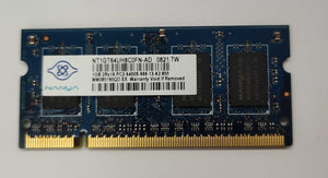 Nanya NT1GT64UH8C0FN-AD Memory Module