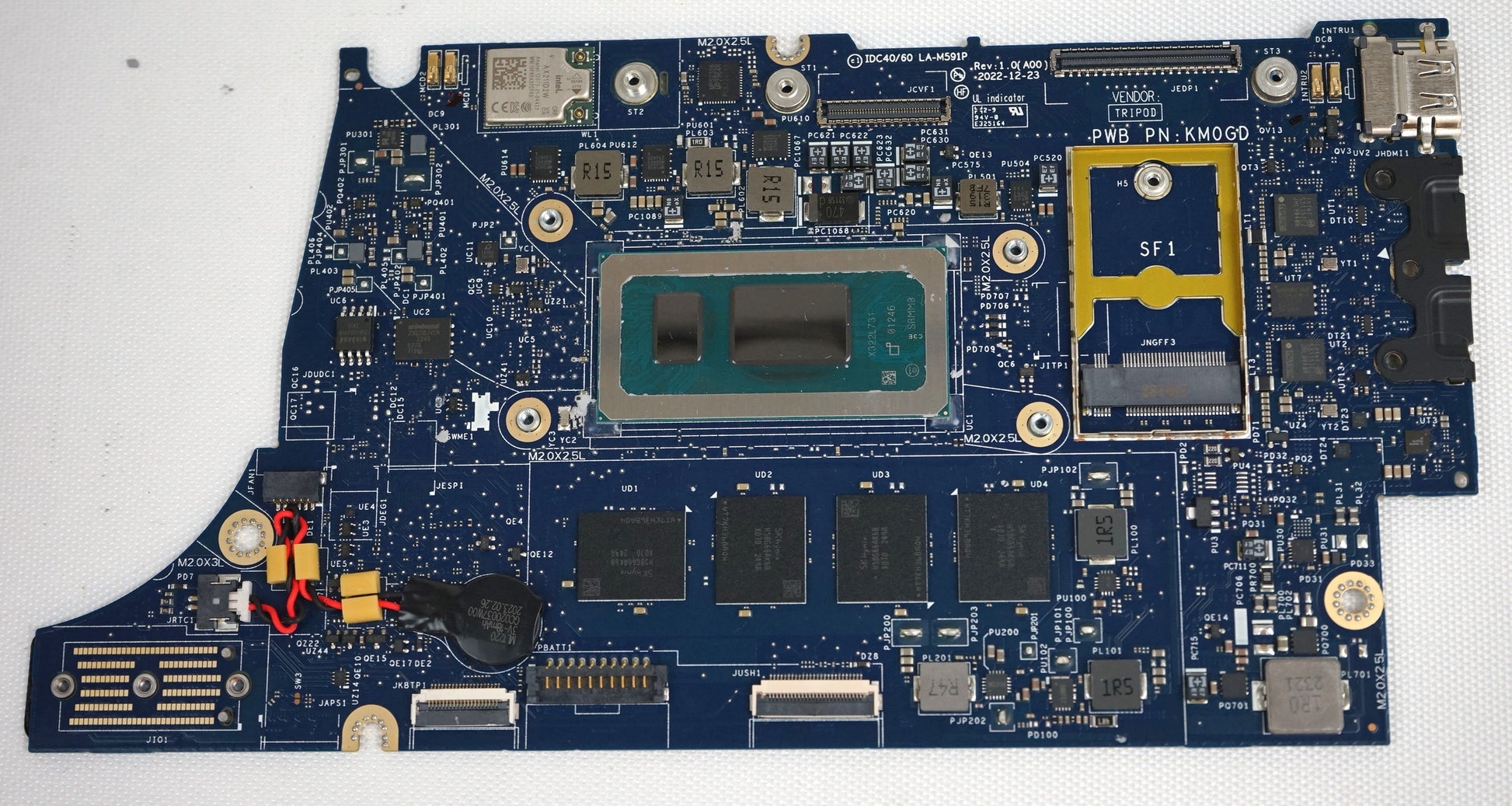 Components>Motherboards>Laptops - Dell - 65XJY - Open Box