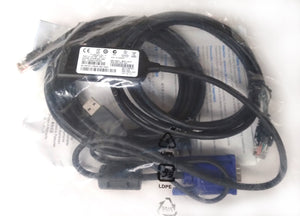 Usb/vga Kvm Adapter - Contains 1x 9f3c7 / 1x 12ft Cat5 Cable / 1x 7ft