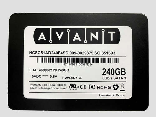 Drives & Storage>SSD Drives - Avant - NCSC51AD240F4SD - Refurbished