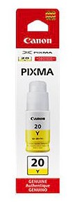 Canon GI-20 3396C001 70 Milliliter Refill Yellow Ink Bottle