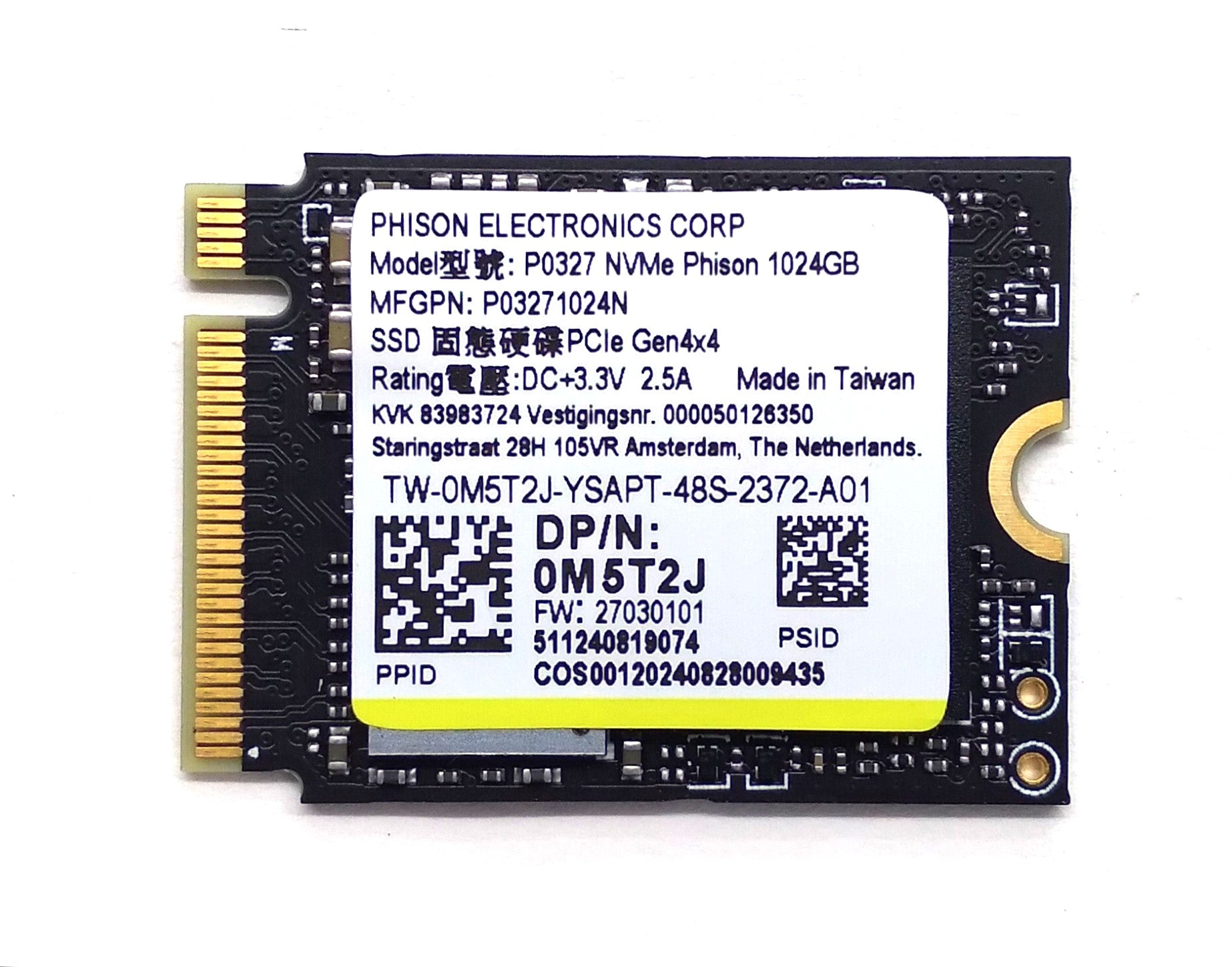 Drives & Storage>SSD Drives - Dell - M5T2J - Open Box