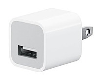 Apple MD810LL/A 5 Watts USB Power Adapter for All iPhone and iPods With Dock/Lightning Connector - White