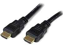 StarTech HDMM6 6 Feet High Speed HDMI Cable - 1 x 19-pin HDMI Digital Audio/Video Male, Male - Black