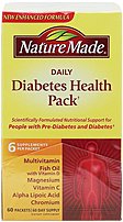 Nature Made 031604017026 Diabetes Health Pack - Vitamins D, C - 60 Packets