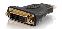 C2G 757120407454 40745 Video Adapter - 1 x 24-pin DVI-D Female, 1 x 19-pin HDMI Male - Black
