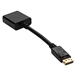 AddOn DISPLAYPORT2DVI 8-inch DisplayPort 1.2 to DVI-I (29 pin) Video Cable - Male to Female - Black Adapter Cable