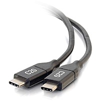 C2G 6ft USB C Cable - USB 2.0 5A - M/M - 6 ft USB Data Transfer Cable for Smartphone, Notebook, Tablet - First End: 1 x Type C Male USB - Second End: