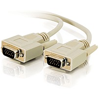 C2G 6ft Economy HD15 SVGA M/M Monitor Cable - HD-15 Male - HD-15 Male - 6ft - Beige