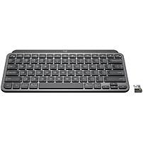 Logitech MX Keys Mini for Business (Graphite) - Wireless Connectivity - Bluetooth - 32.81 ft - 2.40 GHz Easy-Switch Hot Key(s) - Computer, Smartphone,
