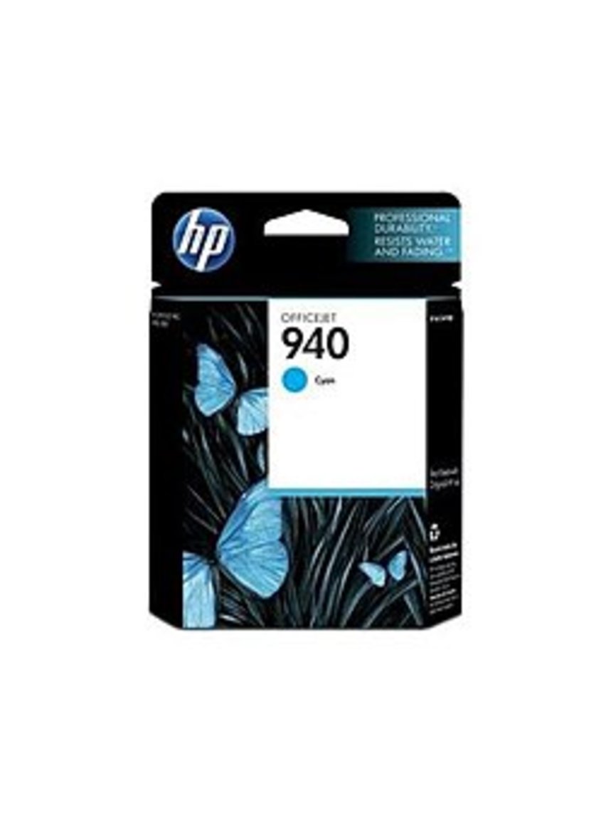 HP C4903AN140 940 Cyan Print Cartridge for Officejet Pro 8000, 8000 Wireless, 8500 All-in-One Printers - 900 Pages