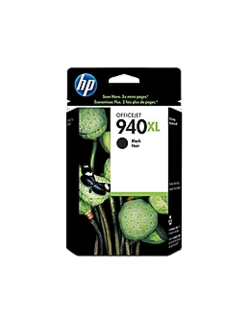 HP C4906AN140 940XL Black Ink Cartridge for HP Officejet Pro Printer 8000 and 8500 - 2200 Pages