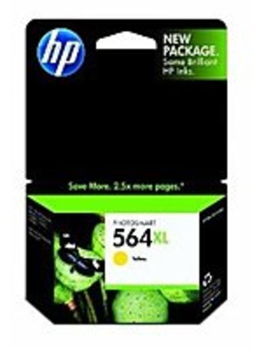 HP CB325WN140 564XL Yellow Inkjet Print Cartridge - 750 Pages