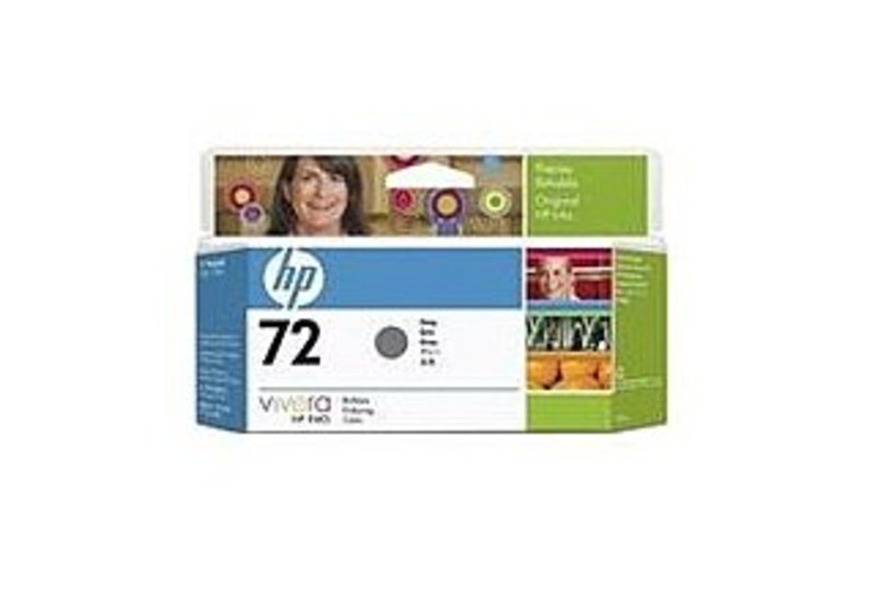 HP C9374A No.72 Inkjet Print Cartridges for Designjet T610 T1100 Printer - Gray