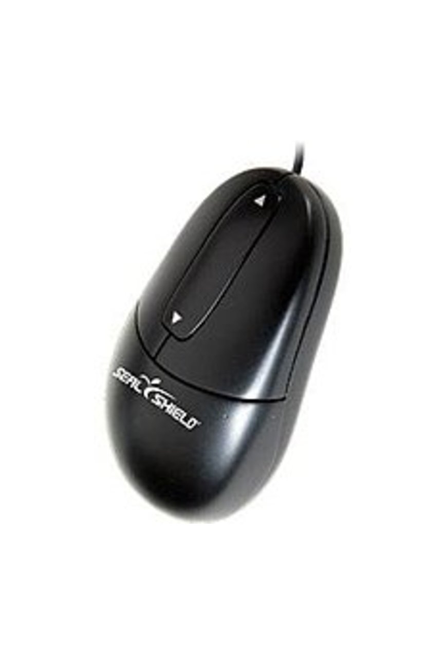 Seal Shield Silver Surf  SM7 Waterproof Corded Laser Mouse - USB -  Wired - Black
