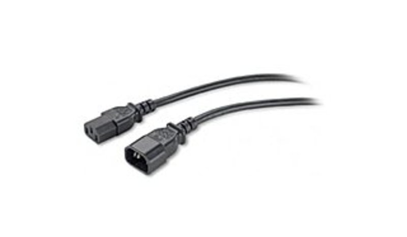 APC AC2-3 3 Feet Standard Power Cord - 1 x Power IEC 320 EN 60320 C14 Male, 1 x Power IEC 320 EN 60320 C13 Female