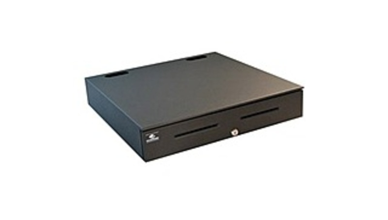 APG  Series 4000 JB484A-BL2020-C 20 x 20 inches SerialPRO II Cash Drawer - Black