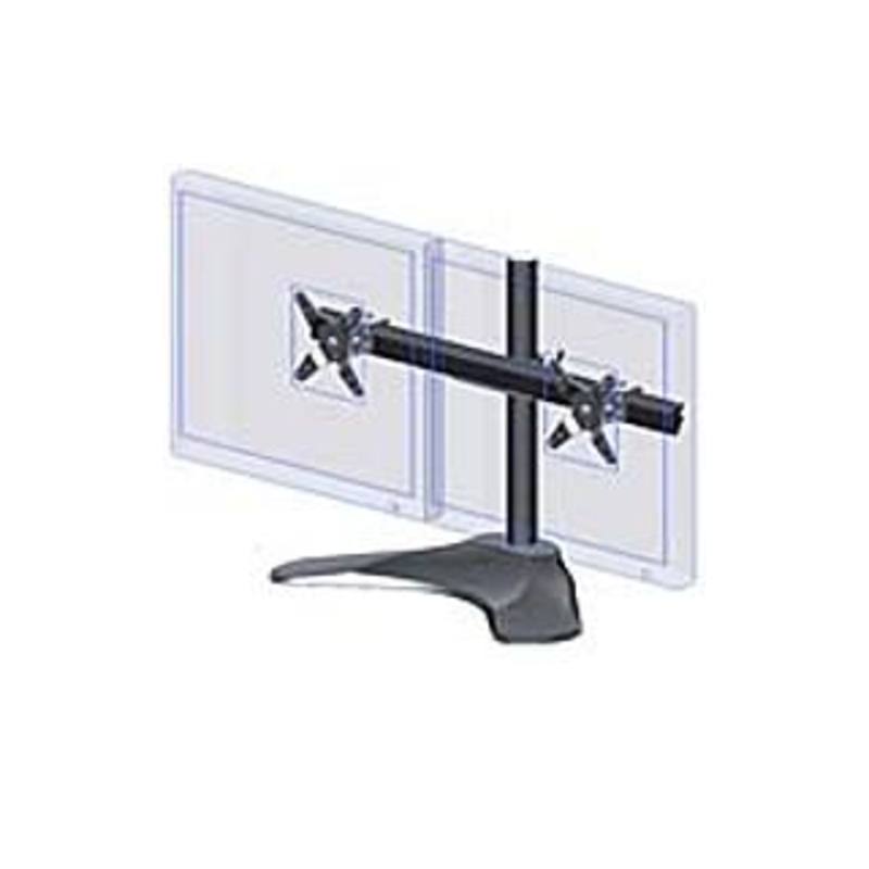 Ergotech 100-D16-B02-HD Dual Horizontal Desk Stand - Black