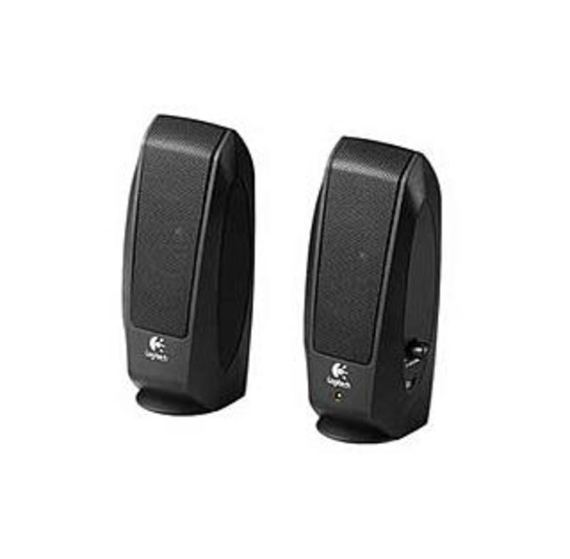 Logitech 980-000012 S-120 2.0 Multimedia Speaker System - Black