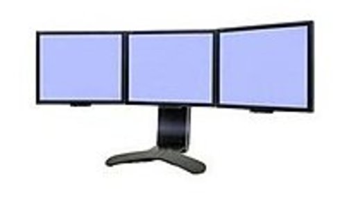 Ergotron 33-296-195 LX Triple Monitor Lift Stand - Black