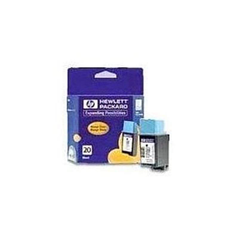HP C6614D No. 20 Inkjet Print Cartridge for 610, 612, 640, 642, 648 Deskjet Color Printers and HP Fax 925 - Black