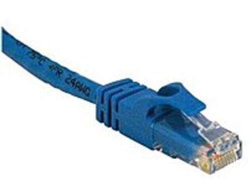 Cables To Go 27141 3 Feet Snagless Patch Cable - Category 6 - 550 MHz - 1 x RCA Male/Male - Blue