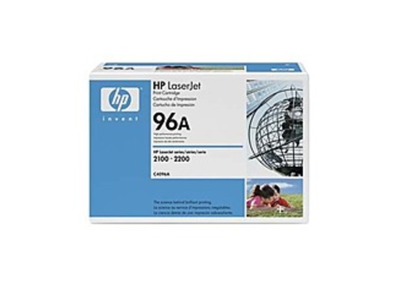 HP C4096A Toner Cartridge for LaserJet 2100 and 2200 Series Printers - Up to 5000 Pages Yield - Black