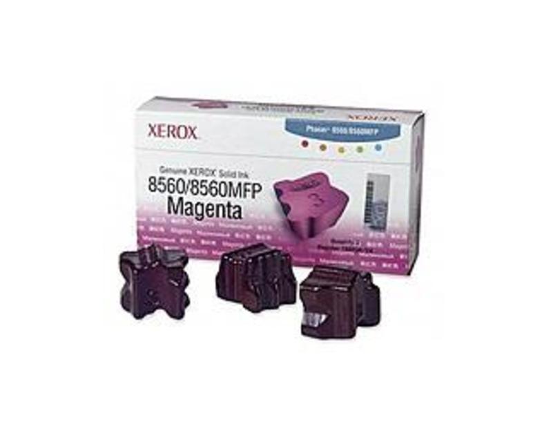 Xerox 108R00724 Solid Ink Cartridge for Phaser 8560 and 8560MFP Series Printers - 3 Sticks - 3400 Pages Yield - Magenta