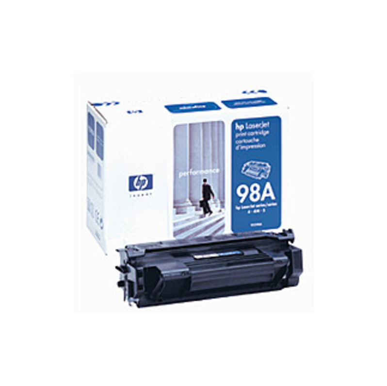 HP 92298A Toner Cartridge for 4, 4M, 4+, 4M+, 5, 5M, 5N Printers - 6800 Pages - Black