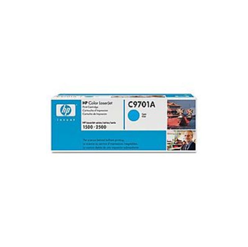HP C9701A Toner Cartridge for Color Laserjet 1500 and 2500 Series - 4,000 Pages - Cyan