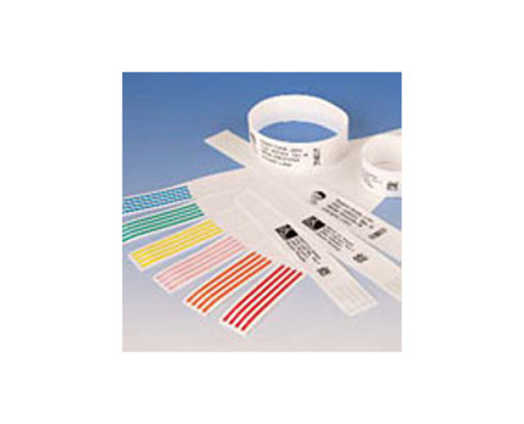 Zebra Z-Band 10007746K-CASE Direct Soft Infant Wristband Label - 6-Pack - White