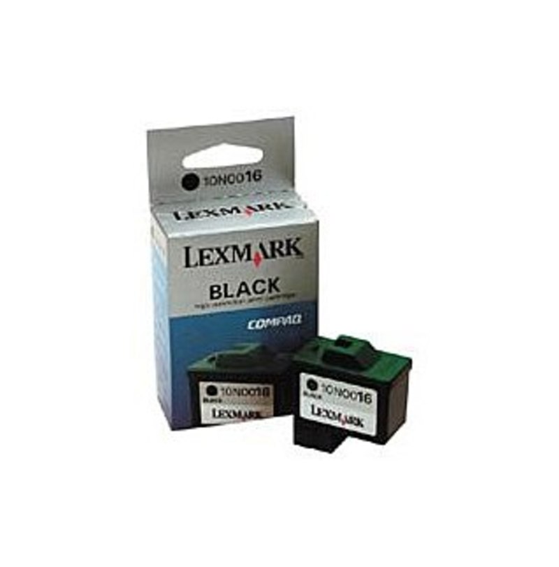 Lexmark 10N0016 Ink Cartridge for IJ650, Z13, X1150 Printers - 410 Pages - Black