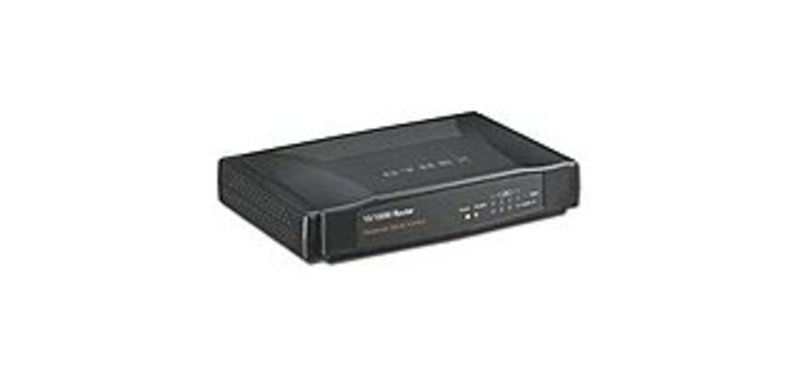 Dynex DX-E402 Wired Ethernet Broadband Router - External - 4-port Switch - Ethernet, Fast Ethernet