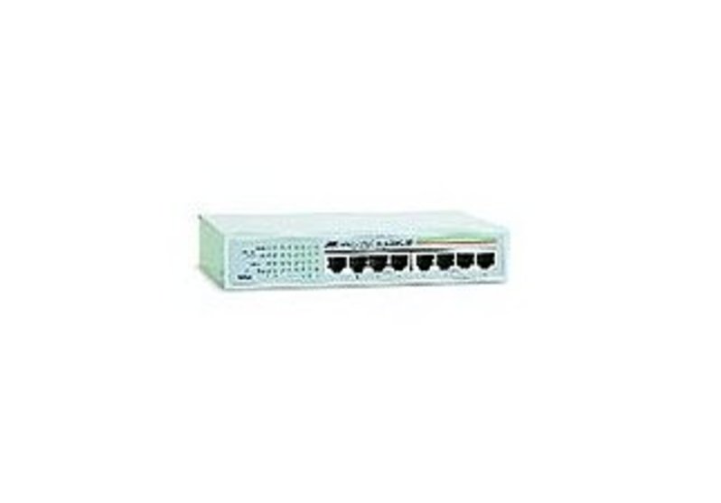 Allied Telesyn AT-GS900/8E-10 8 Port Unmanaged Gigabit Ethernet Switch - 8 x RJ-45 10/100/1000Base-T LAN