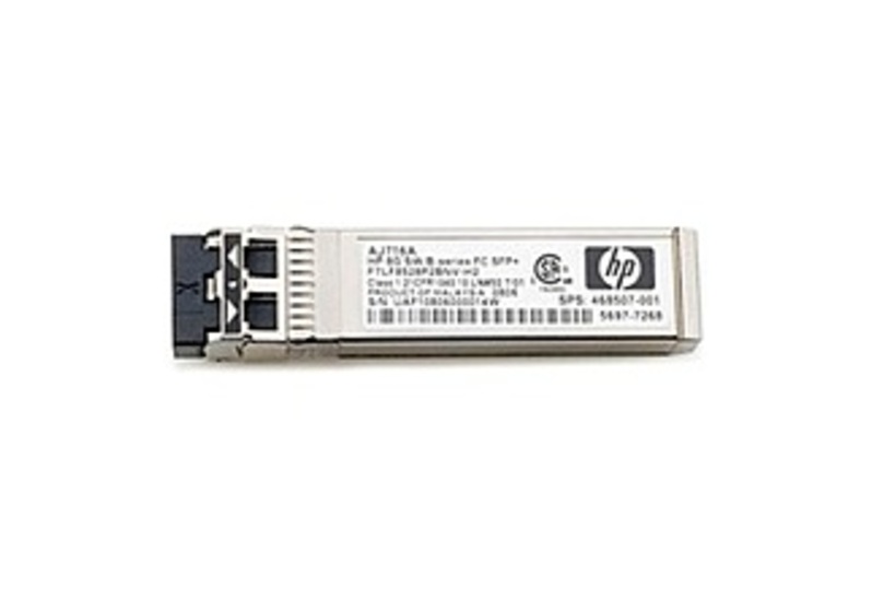 HP AJ716A 8 GB Fibre Channel Transceiver Module for StorageWorks 8/8, 8/20, 8/40 Switch - SFP