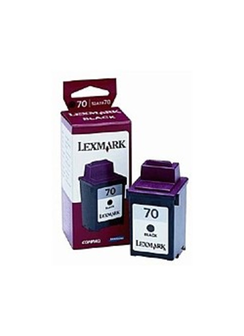 Lexmark 12A1970 No. 70 Print Cartridge for ColorJet 3200, 5700, 5770 - 600 Pages Yield - Black
